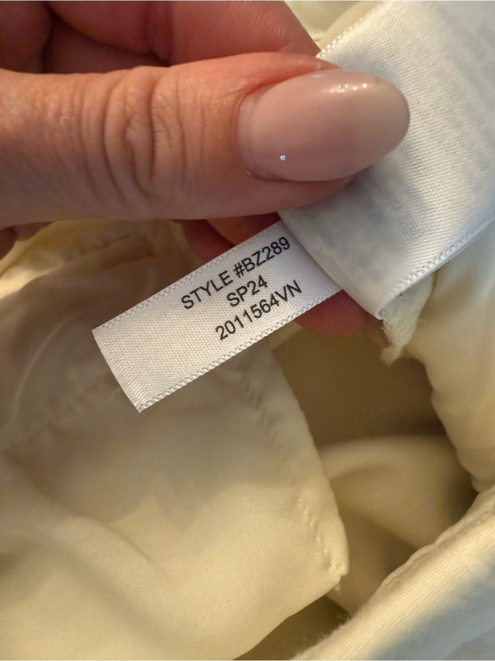 J.CREW • Wide leg essential pant trousers Cream - size 4 - Picture 7 of 7